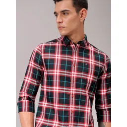 The Indian Garage Co Men Slim Fit Checked Casual Shirt-picture-30