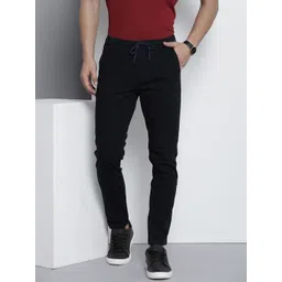 The Indian Garage Co Men Slim Fit Joggers Trousers-image-30