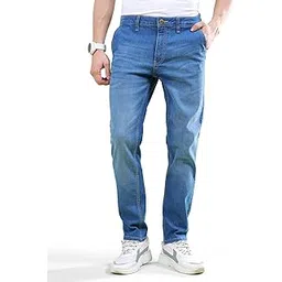 the indian garage co Men Slim Fit Solid Mid-Rise Jeans-picture-40