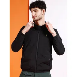 the indian garage co. Men Solid Bomber Jacket-picture-12