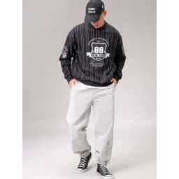 The Indian Garage Co Men Striped Sweatshirt-image-27