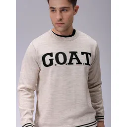 The Indian Garage Co Men Typography Printed Pullover-picture-27