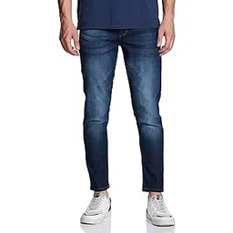 the indian garage co Men's Skinny Fit Mid Rise Jeans-picture-56