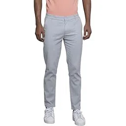 the indian garage co Men's Slim Fit Mid Rise Pants-picture-53