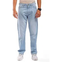 the indian garage co Men's Straight Fit Mid Rise Vintage Solid Mid-Rise Jeans-picture-23