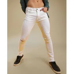 the indian garage co Slim Fit Jeans with Distressing-picture-22