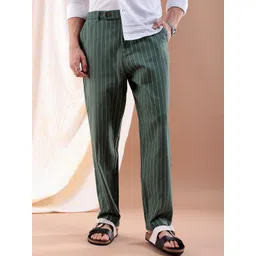 The Indian Garage Co Striped Loose Fit Trouser-picture-35
