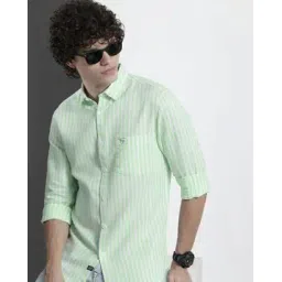 the indian garage co Striped Shirt with Patch Pocket-picture-12