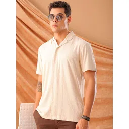 the indian garage co The Indian Garage Co. Cuban Collar Slim Fit Casual Shirt-picture-23