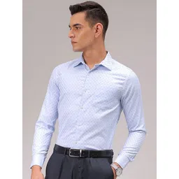 the indian garage co. x luxe Luxe by TIGC Men Cutaway Collar Checked Slim Fit Formal Shirt-picture-41