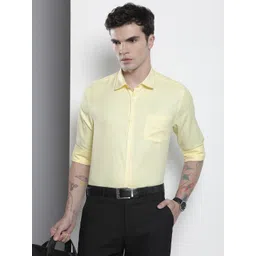 the indian garage co. x luxe Luxe by TIGC Men Slim Fit Opaque Formal Shirt-picture-36