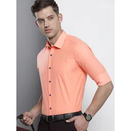 the indian garage co. x luxe Luxe by TIGC Men Slim Fit Opaque Formal Shirt-picture-17