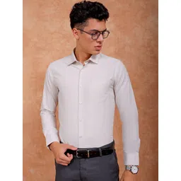 the indian garage co. x luxe Luxe by TIGC Spread Collar Curved Cotton Slim Fit Formal Shirt-picture-41