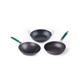 The Indus Valley Black 3-Piece Pre-Seasoned Iron Cookware Set-picture-37