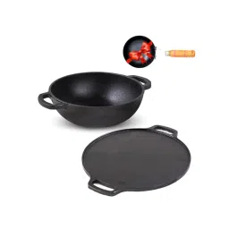 The Indus Valley Black Cast Iron Cookware Set-picture-17