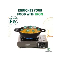 The Indus Valley Black Cast Iron Cookware Set image 3