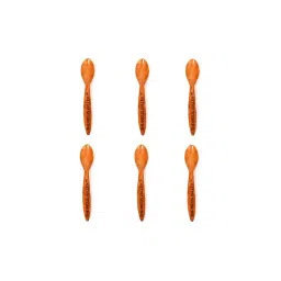 The Indus Valley Neem Wood Dinner Spoons (18 cm) - Set of 6-picture-16