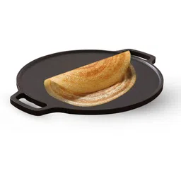 the indus valley Premium Cast iron Double handle Tawa - 12 inch Tawa 30.1 cm diameter-picture-13