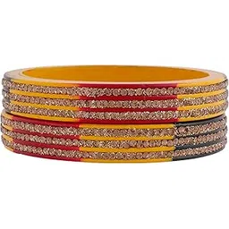 the jaipur lakh The Jaipur Lac bangles Set for Women and Girls | Jaipuri Chuda Set | Traditional Rajasthani Lakh Chudi | Red, Green, Pink Blue Maroon Sky | Set of 2-picture-41
