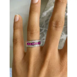 The Jewellery Tale Stainless Steel Artificial Stones and Beads Finger Ring-picture-23