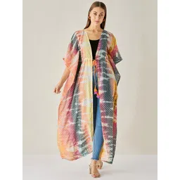 The Kaftan Company Green & Blue Long Kaftan Top-picture-19