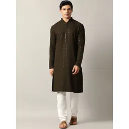 THE KURTA COMPANY Men Embroidered Kurta-picture-36