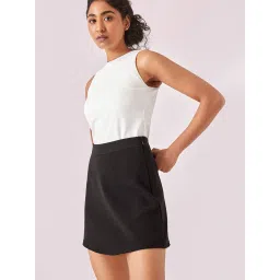 The Label Life Black A-Line Mini Skirt image 3