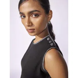 The Label Life Black Plain Top image 5