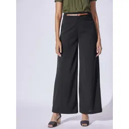 The Label Life Black Plain Trousers-picture-17