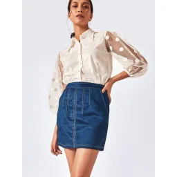 The Label Life Blue Mini Skirt-picture-33