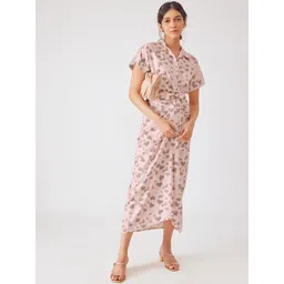 The Label Life Monogram Key Printed Midi-Length Skirt-picture-5