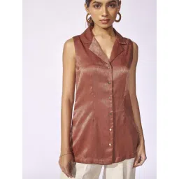 The Label Life Orange Plain Blazer-picture-42