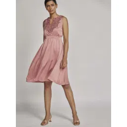 The Label Life Pink A-Line Dress-picture-31