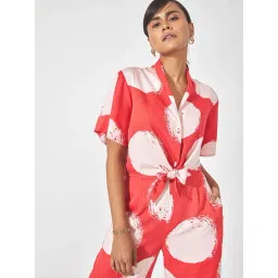 The Label Life Red & White Printed Shirt-picture-45