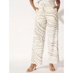 The Label Life White Printed Trousers-picture-22
