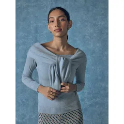 The Label Life Women Ribbed Regular Sweater Vest-picture-23