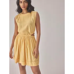 The Label Life Yellow A Line Dress-picture-17