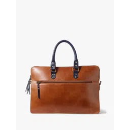 the leather warehouse Unisex Leather Laptop Bag-picture-38
