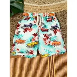The Lion and The Fish Boys Floral Printed Shorts-picture-58