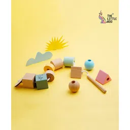 The Little Boo Wooden Lacing Beads for kids-image-28