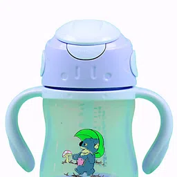 the little bunny hop in style 240ml Baby Sippy Cup with Handles – Soft Silicone Spout for Easy Transition-picture-7