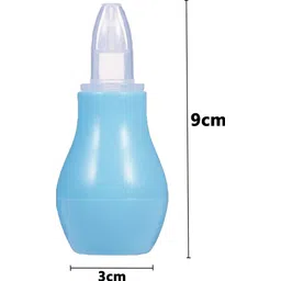 the little lookers Baby Nose Cleaner/Nasal Vacuum Sucker Mucus Snot Aspirator for Babies (Nose Cleaner Blue, Pack of 1) Manual Nasal Aspirator image 3