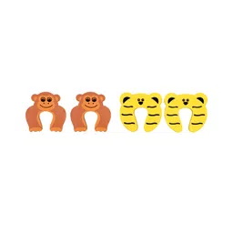 The Little Lookers Animal Shaped Door Guard Pack of 4 - Multicolor-picture-15