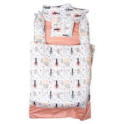 THE LITTLE LOOKERS Baby Bedding Set | Portable & Washable Baby Sleeping Bed for Newborns/Infants for Baby - Prints May Very-picture-33