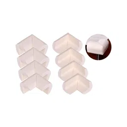 The Little lookers Baby Proofing L Shaped Corner Guards White - Pack of 8-picture-38