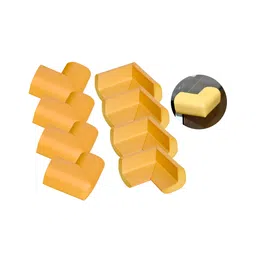The Little lookers Baby Proofing L Shaped Corner Guards Yellow - Pack of 8-picture-36
