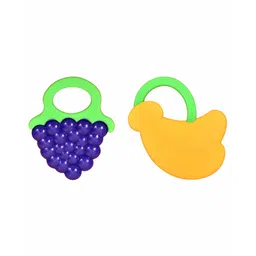 The Little Lookers Baby Teether Grapes & Banana Shape Pack of 2 - Multicolor-picture-20