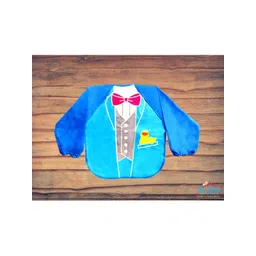 The Little Lookers Infant Blue Printed Waterproof PVC Bibs-picture-35