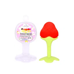 The Little Lookers Kids Green & Red Silicone Fruit Shape Teether-picture-25