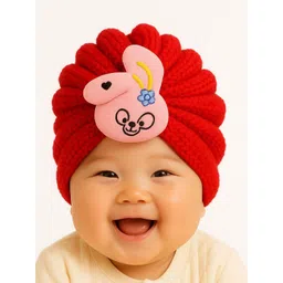 The Little Lookers Kids Self Design Woollen Beanie Cap-picture-37
